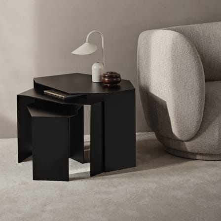 Lampe sans fil rechargeable Arum LED métal beige - Ferm Living