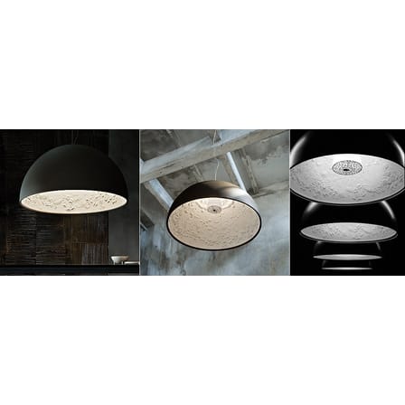 Suspension Skygarden 2 métal pierre or / Ø 90 cm - Halogène - Flos