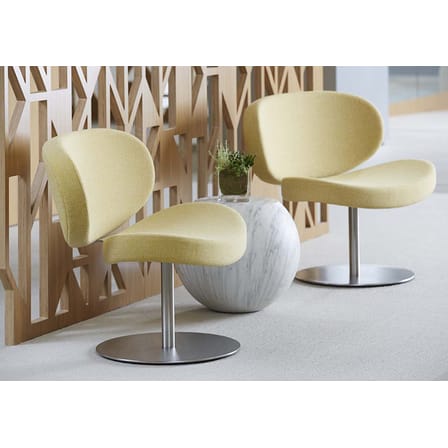 Table d'appoint Bong plastique matériau composite blanc gris / Giulio Cappellini, 2004 - Ø 48 x H 40 cm - Fibre de verre & résine - Cappellini