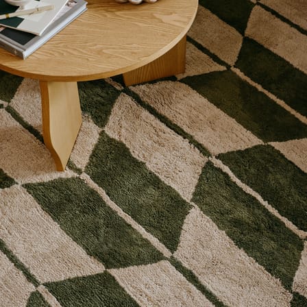 Tapis Ima vert / 200 x 140 cm - BROSTE COPENHAGEN