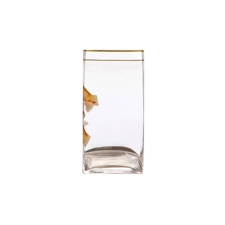 Vase Toiletpaper - Lipsticks verre multicolore / 15 x 15 x H 30 cm - Détail or 24K - Seletti