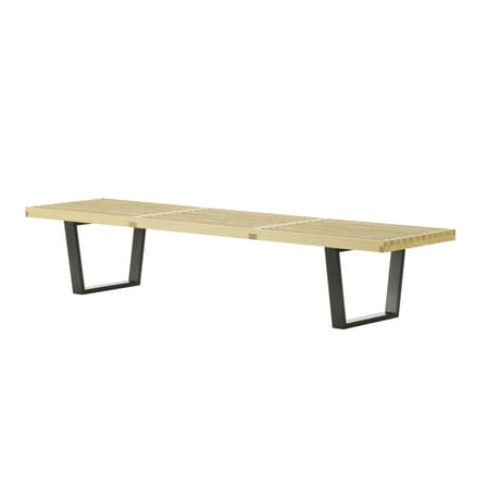 Banc Nelson Bench bois naturel / L 184 cm - By George Nelson, 1946 - Vitra