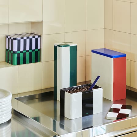 Boîte hermétique Tin Medium métal noir / 20 x 10 x H 12,5 cm - Hay