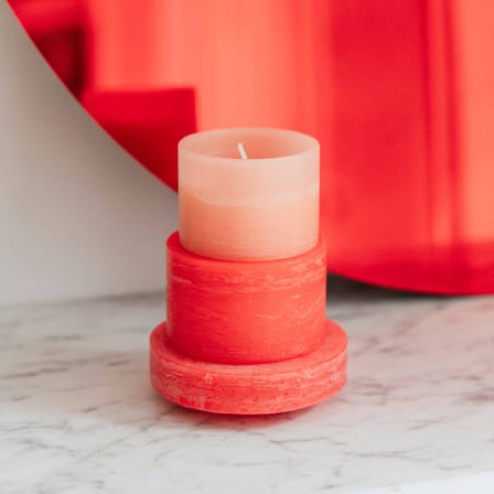 Bougie parfumée Stack Fragrances - Rose Red / 3 modules empilables - Combustion 50 heures - STAN EDITIONS