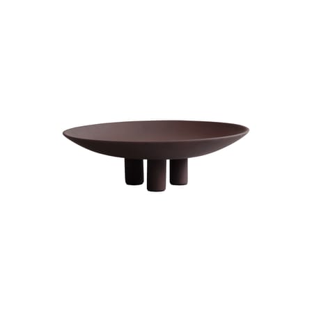 Centre de table Duck Big céramique marron / Ø 45 x H 14 cm - 101 COPENHAGEN