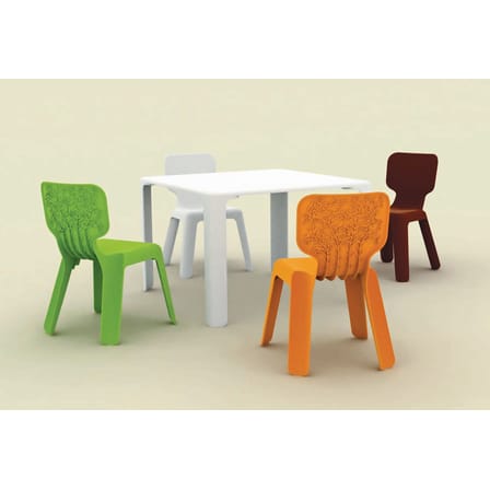 Chaise enfant Alma plastique vert - Magis