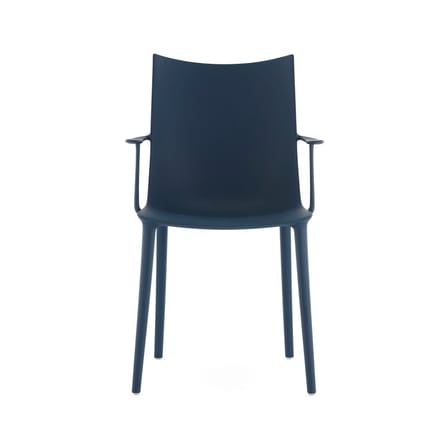 Chaise H.H.H plastique bleu / Soft touch - Recyclé - Kartell
