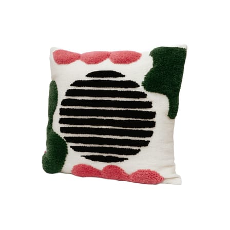 Coussin Pink touch  / 45 x 45 cm - Laine tissée main - COLORTHERAPIS