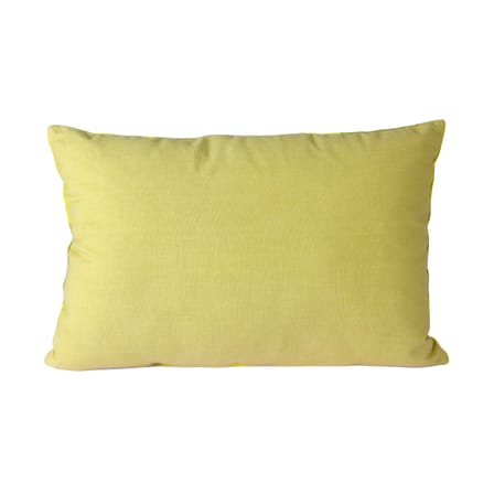Cuscino Striped velvet tessuto giallo / 40 x 60 cm - HK LIVING
