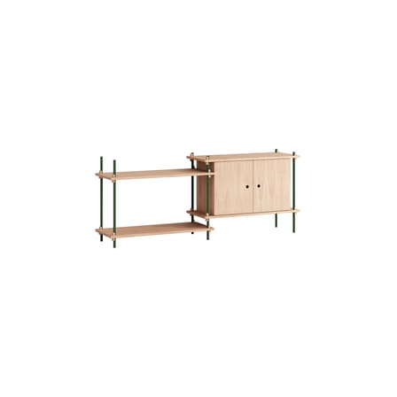 Étagère Shelving System – s.65.2.C bois naturel / L 162 x H 65 x Prof. 35 cm - MOEBE