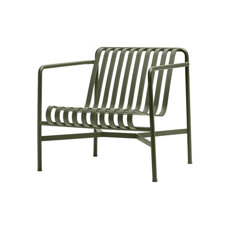 Fauteuil bas Palissade métal vert / Dossier bas - Bouroullec, 2016 - Hay