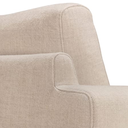 Fauteuil rembourré Ease tissu beige - Ethnicraft