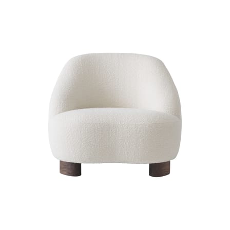 Fauteuil rembourré Margas LC1 tissu beige / Tissu bouclé - &tradition