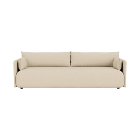 Canapé droit Offset tissu blanc / 3 places - L 228 cm - Audo Copenhagen