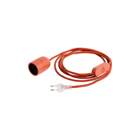 Système électrique pour suspension Common / Set câble tissu 4m, rosace, douille E27 - Hay