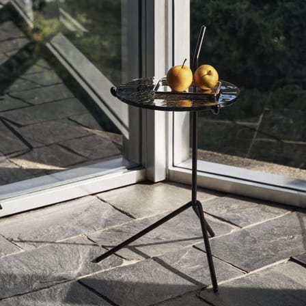 Table d'appoint Halten SH9 verre gris - &tradition