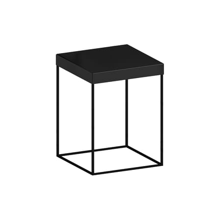 Table d'appoint Slim Up métal noir / 41 x 41 x H 46 cm - Zeus