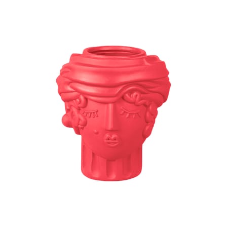 Vase Magna Graecia - Woman céramique rose / H 33 cm - Seletti