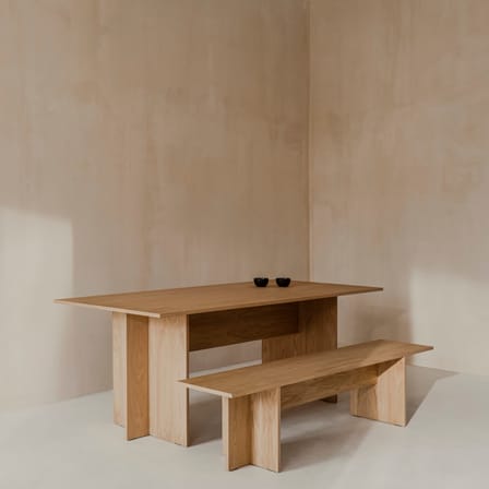 Hett Bench natural wood / L 170 cm - NOO.MA