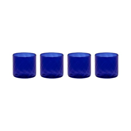 Bicchiere Nabucho 03 vetro blu / Set di 4 - Serax
