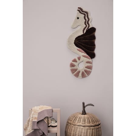 Cestino Apple Large fibre beige legno naturale / Vimini - Ø 36,5 x H 52 cm - Ferm Living