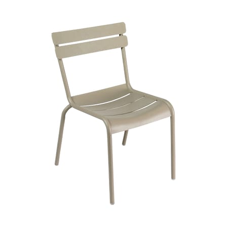 Chaise empilable Luxembourg métal beige - Fermob