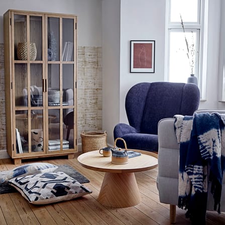 Luana Coffee table natural wood / Ø 74 x H 37 cm - Oak - Bloomingville