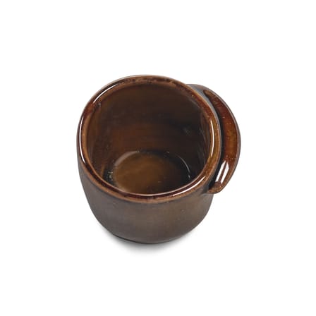 Espresso tazza Out of Lines ceramica marrone / Set di 2 - Ø 6,3 x H 6,4 cm - Serax
