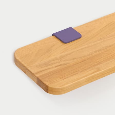 Fixation murale Bracket métal violet - TIPTOE