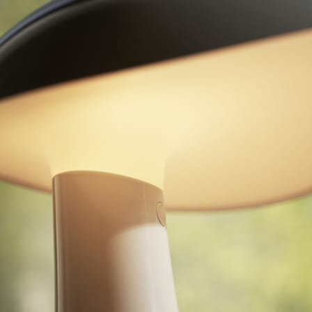 Lampada senza fili ricaricabile Rumee materiale plastico grigio - Louis Poulsen