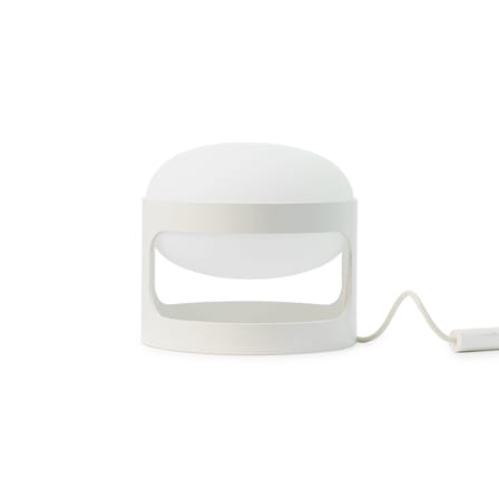 Lampe de table KD28 plastique blanc / Joe Colombo, 1967 - Recyclé - Kartell