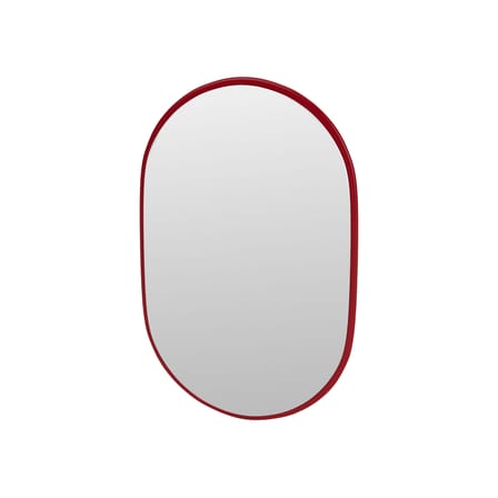 Miroir mural Colour Frame - Look bois rouge / 46,8 x 69,6 cm - MONTANA