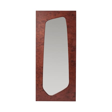 Miroir mural Folia Large bois marron / L 55 x H 135 cm - Ferm Living