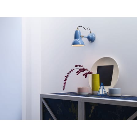 Applique Original 1227 metallo grigio Ottone / Ripubblicato nel 1930 - Anglepoise