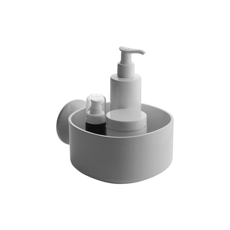 Porte-savon Birillo plastique blanc / à ventouse - Alessi