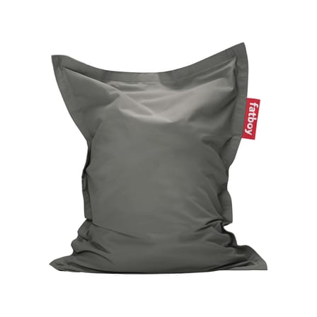Pouf bambini Junior Canvas tessuto grigio / Riciclato - 130 x 100 cm - Fatboy