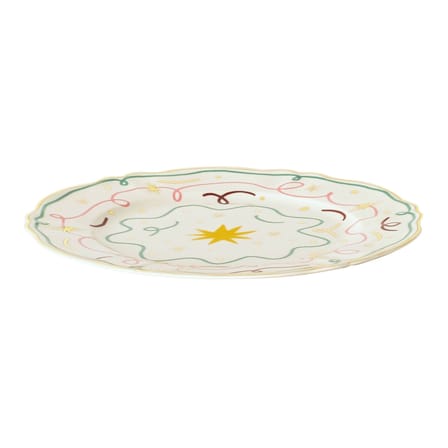 Il frutto della passione - Star Presentation plate ceramic multicoloured / Ø 32.5 cm - Bitossi Home