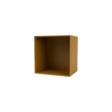 Rangement mural Montana Mini 1001 bois marron / Ouvert - 35 x 35 x P 25 cm - MONTANA