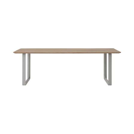Table rectangulaire 70/70 OUTDOOR bois naturel / 225 x 90 cm - Muuto