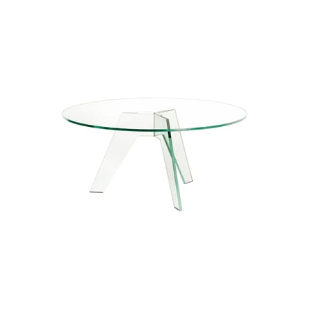 Table ronde Crystal verre transparent / Ø 160 cm - By Philippe Starck - Glas Italia