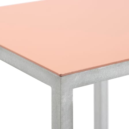 Tabouret haut Alu Stool métal rose / Medium - H 65 cm - valerie objects