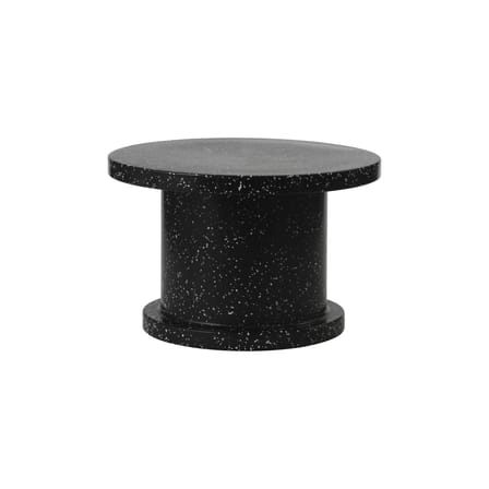 Tavolino Bit materiale plastico nero / Ø 75 x H 48 cm - Riciclato - Normann Copenhagen
