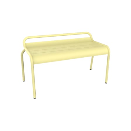 Banc empilable Luxembourg métal jaune / Compact - 2 places / L 90 cm - Fermob