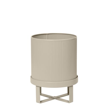Blumentopf Bau Small metall beige / Ø 18 cm - Metall - Ferm Living