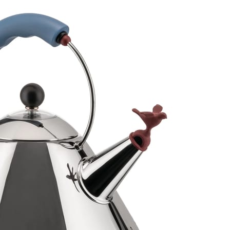 Bouilloire électrique Oisillon métal plastique bleu - Alessi