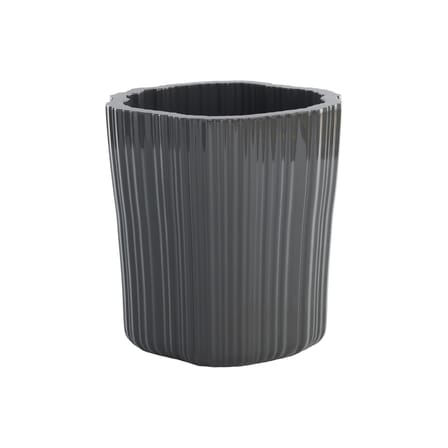 Cache-pot Corteza Small plastique gris / 50 x 53 cm x H 56 cm - Kartell