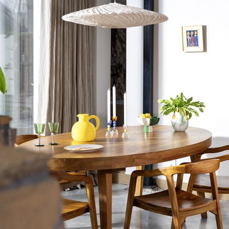 Carafe Perle céramique jaune / 2,5 L - & klevering