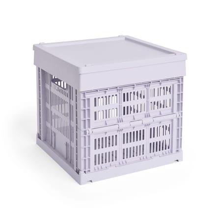 Couvercle  plastique violet / Pour panier Colour Crate Medium Square & Cube 30 x 30 cm - Hay