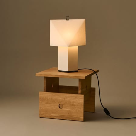 Lampe de table Aplat Small / Papier plié - Hay