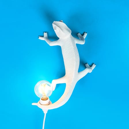 Lampe de table Chameleon Going Up / Applique - Résine / Câble USB - Seletti